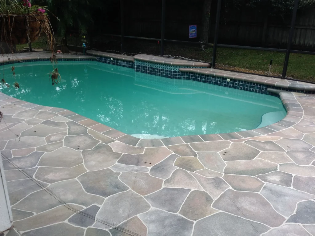 concrete pool deck ideas